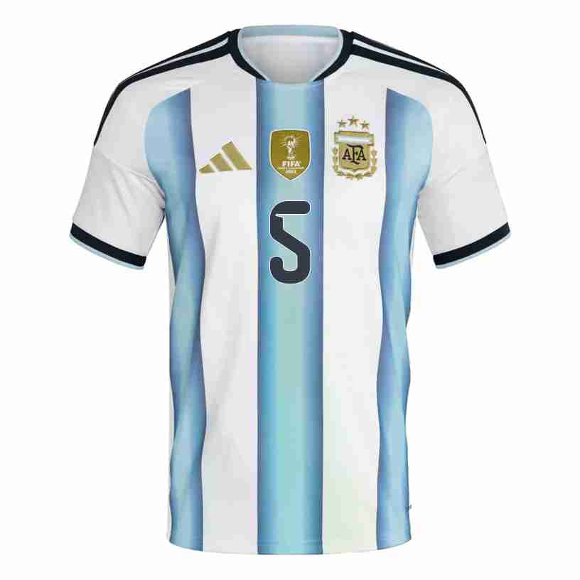 PAREDES NO.5 Camiseta Argentina Primera Equipacion 2026 – Versión Jugador_1 PAREDES NO.5 Camiseta Argentina Primera Equipacion 2026 – Versión Jugador_1