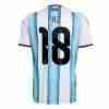 PAZ NO.18 Camiseta Argentina Primera Equipacion 2026 – Versión Jugador