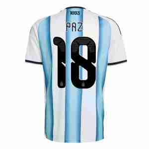 PAZ NO.18 Camiseta Argentina Primera Equipacion 2026 – Versión Jugador