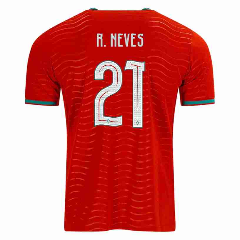 R. NEVES NO.21 Camiseta Portugal Primera Equipacion 2026 – Versión Jugador R. NEVES NO.21 Camiseta Portugal Primera Equipacion 2026 – Versión Jugador