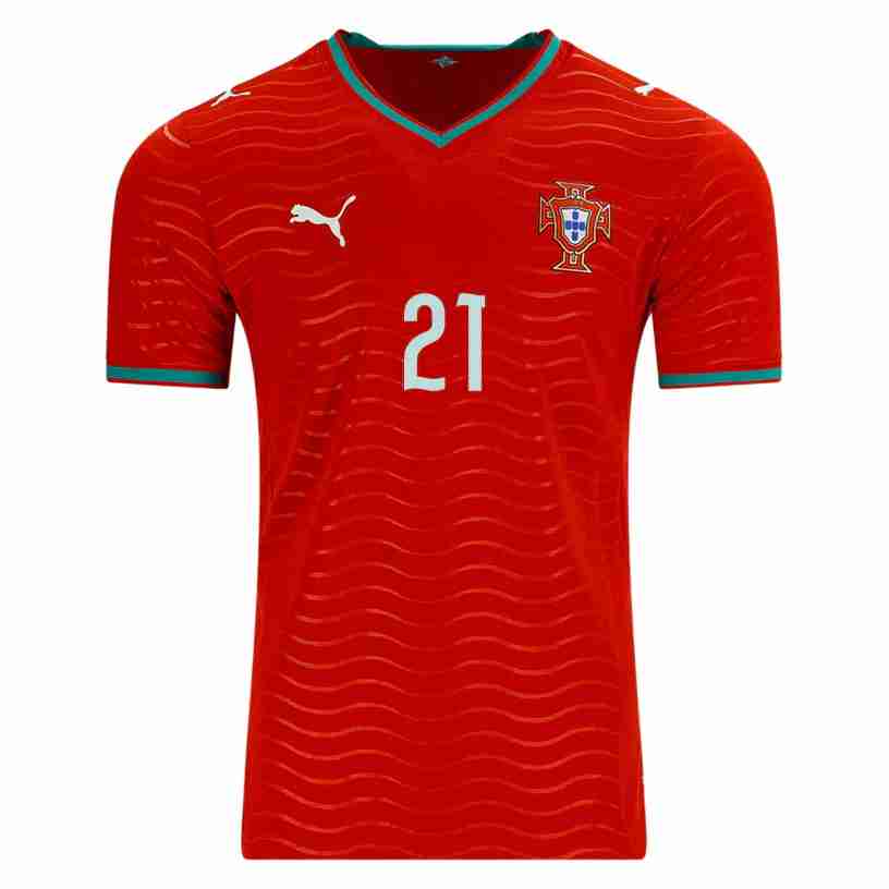 R. NEVES NO.21 Camiseta Portugal Primera Equipacion 2026 – Versión Jugador_1 R. NEVES NO.21 Camiseta Portugal Primera Equipacion 2026 – Versión Jugador_1
