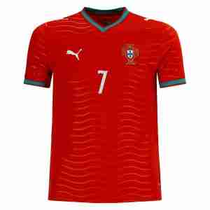 RONALDO NO.7 Camiseta Portugal Primera Equipacion 2026 – Versión Jugador_1