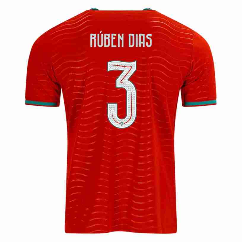 RÚBEN DIAS NO.3 Camiseta Portugal Primera Equipacion 2026 – Versión Jugador RÚBEN DIAS NO.3 Camiseta Portugal Primera Equipacion 2026 – Versión Jugador
