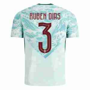RUBEN DIAS NO.3 Camiseta Portugal Segunda Equipacion 2026 – Versión Jugador
