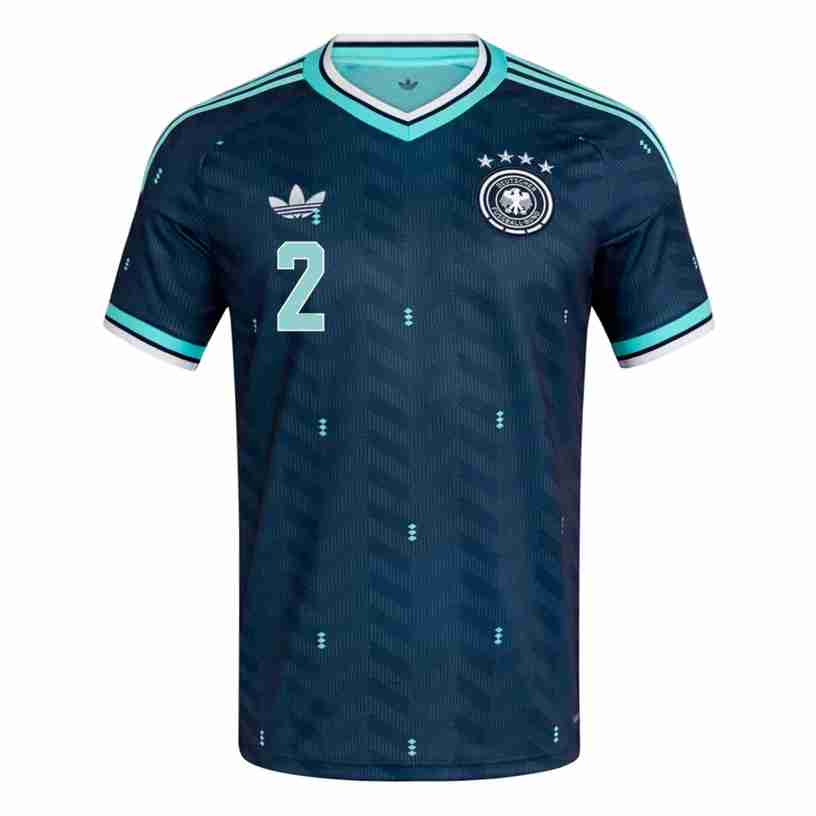 RUDIGER NO.2 Camiseta Alemania Segunda Equipacion 2026 – Versión Jugador_1 RUDIGER NO.2 Camiseta Alemania Segunda Equipacion 2026 – Versión Jugador_1