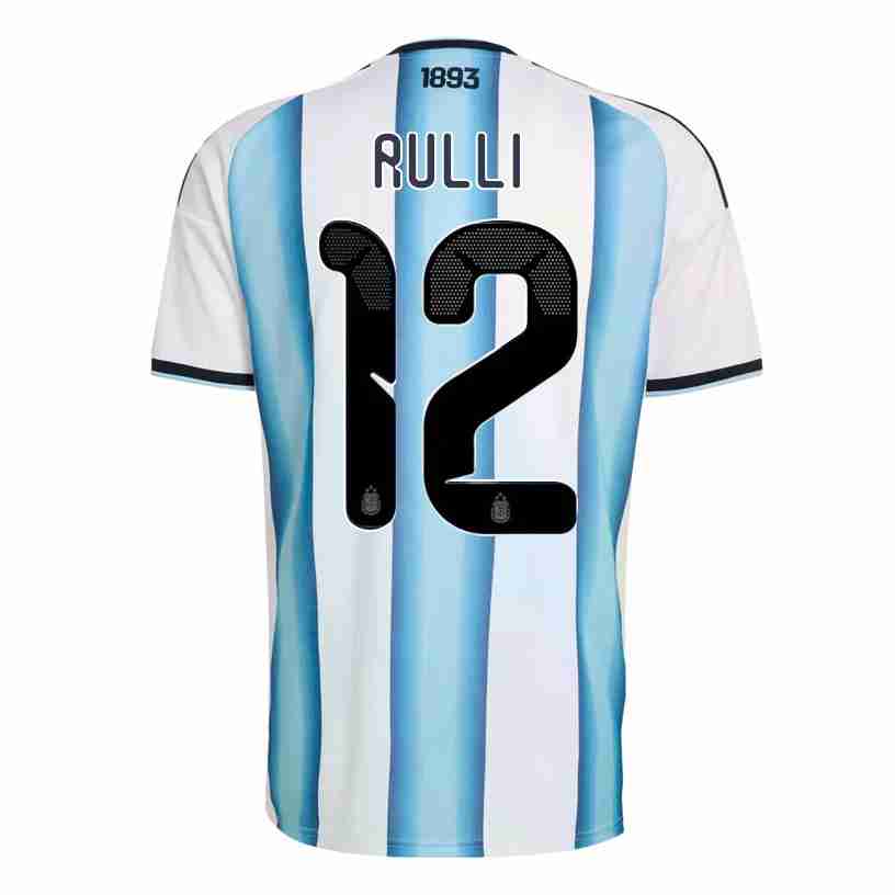 RULLI NO.12 Camiseta Argentina Primera Equipacion 2026 – Versión Jugador RULLI NO.12 Camiseta Argentina Primera Equipacion 2026 – Versión Jugador