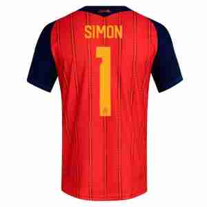 SIMON NO.1 Camiseta España Primera Equipacion 2026 – Versión Jugador