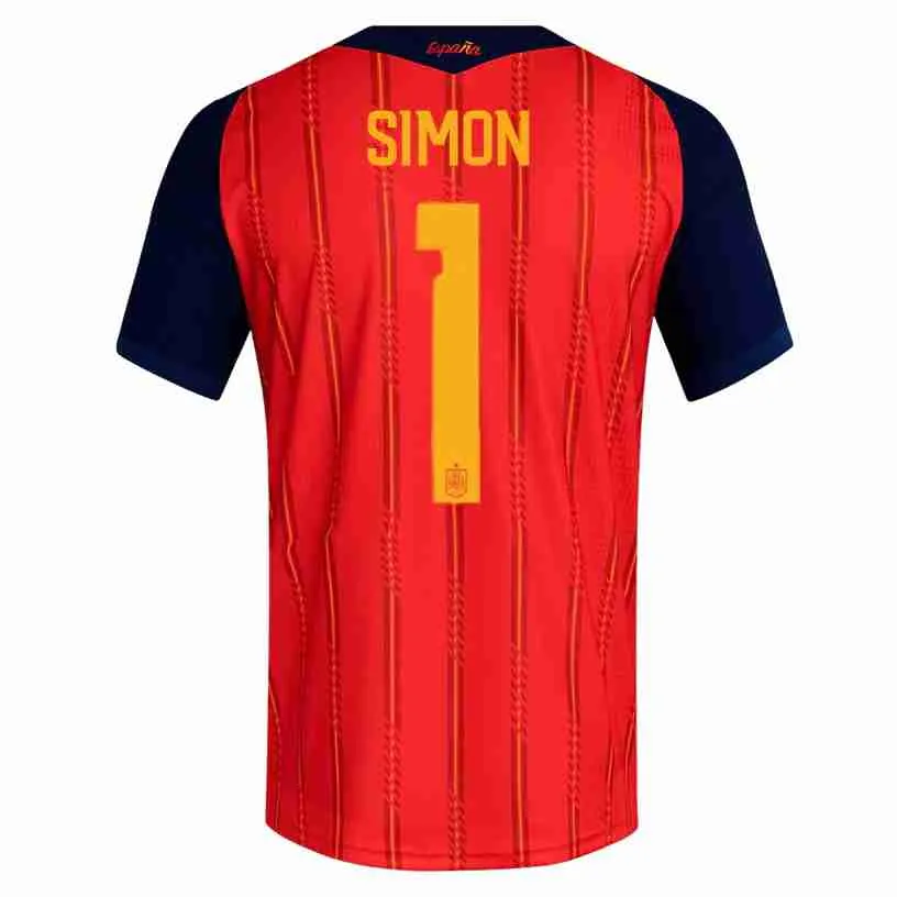 SIMON NO.1 Camiseta España Primera Equipacion 2026 – Versión Jugador