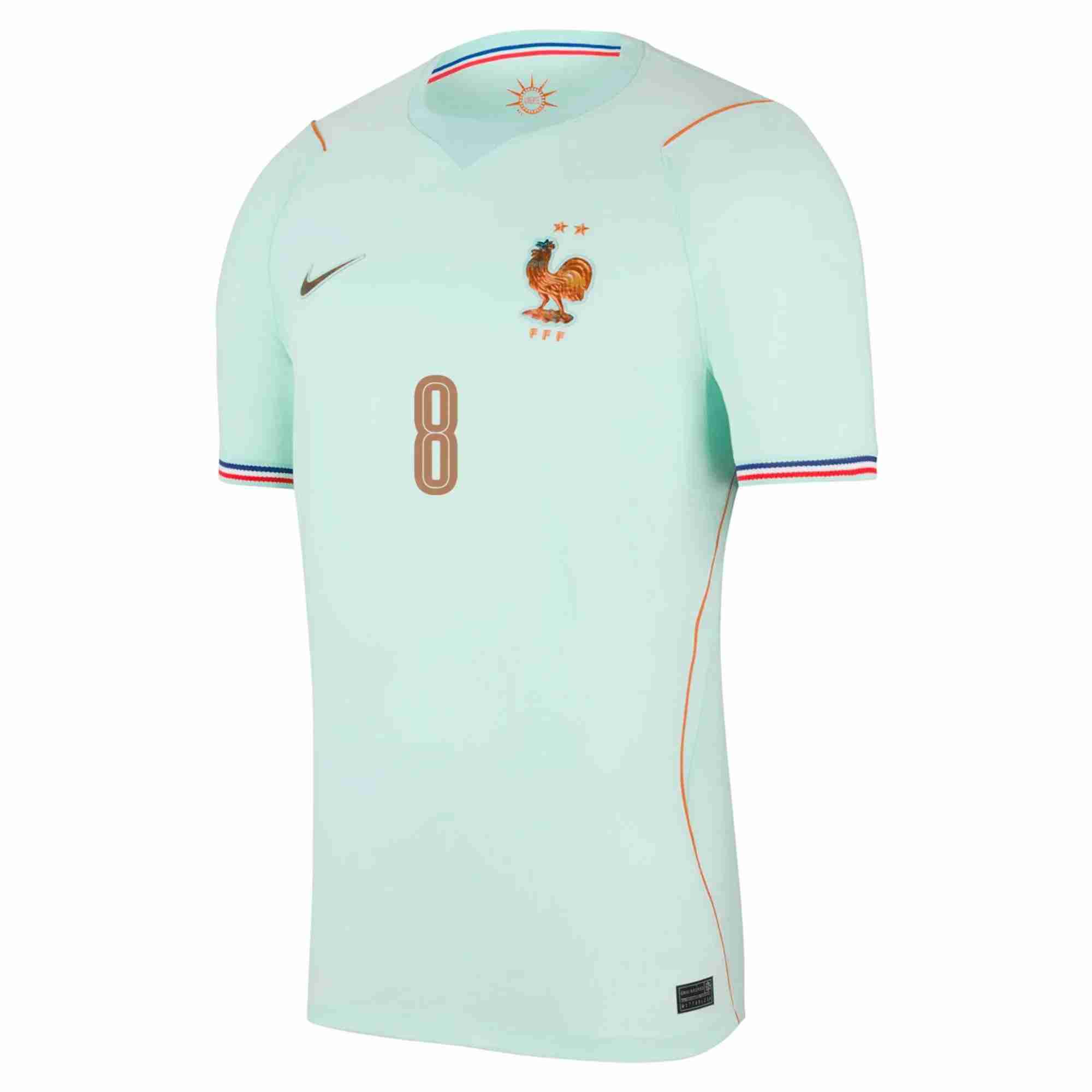 TCHOUAMENI NO.8 Camiseta Francia Segunda Equipacion 2026 – Versión Jugador_1 TCHOUAMENI NO.8 Camiseta Francia Segunda Equipacion 2026 – Versión Jugador_1