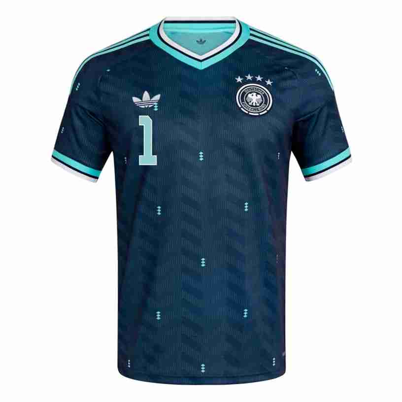 TER STEGEN NO.1 Camiseta Alemania Segunda Equipacion 2026 – Versión Jugador_1 TER STEGEN NO.1 Camiseta Alemania Segunda Equipacion 2026 – Versión Jugador_1