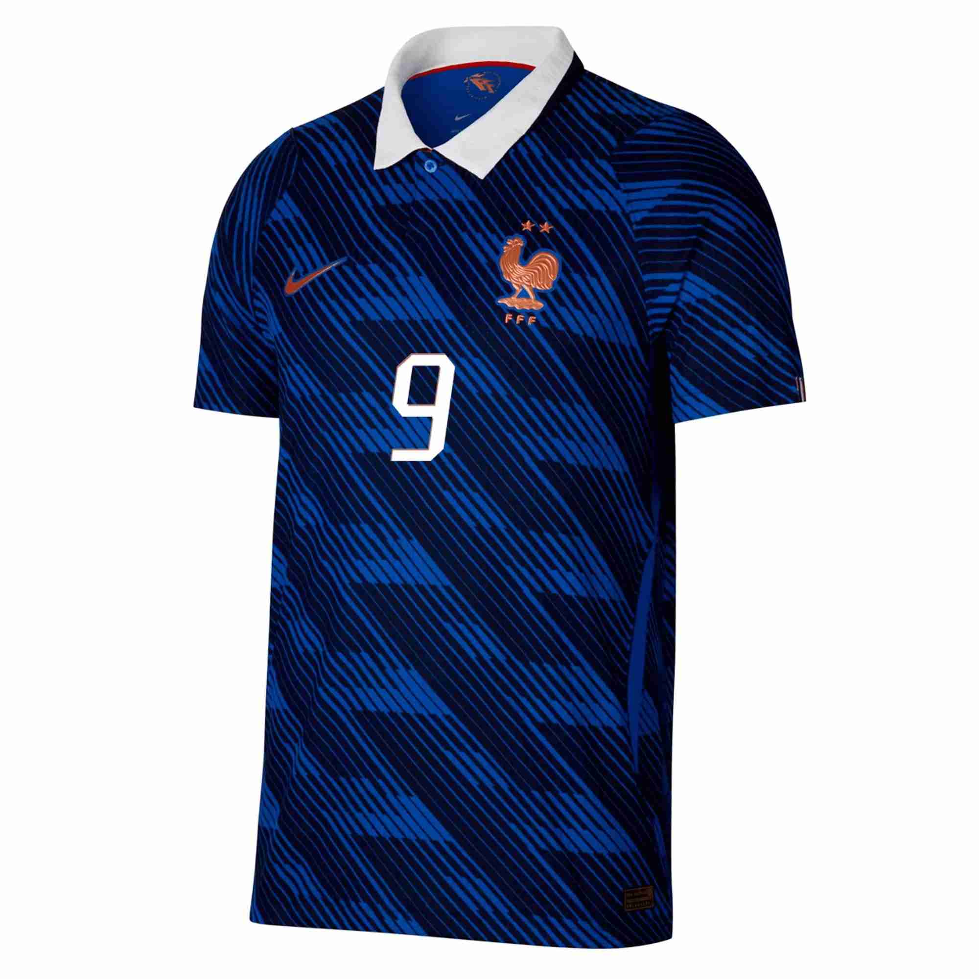 THURAM NO.9 Camiseta Francia Primera Equipacion 2026 – Versión Jugador_1 THURAM NO.9 Camiseta Francia Primera Equipacion 2026 – Versión Jugador_1