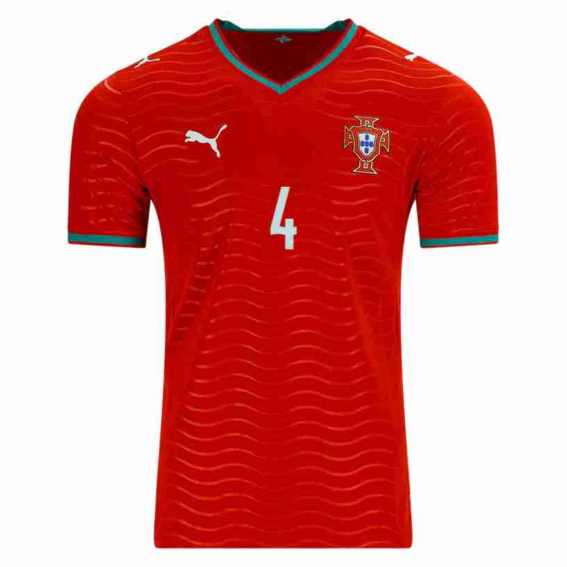 TOMÁS A. NO.4 Camiseta Portugal Primera Equipacion 2026 – Versión Jugador_1 TOMÁS A. NO.4 Camiseta Portugal Primera Equipacion 2026 – Versión Jugador_1