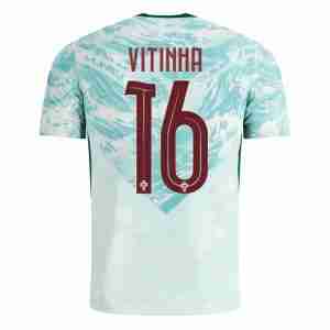 VITINHA NO.16 Camiseta Portugal Segunda Equipacion 2026 – Versión Jugador