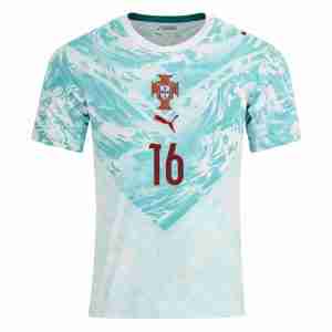 VITINHA NO.16 Camiseta Portugal Segunda Equipacion 2026 – Versión Jugador_1