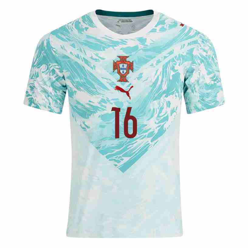 VITINHA NO.16 Camiseta Portugal Segunda Equipacion 2026 – Versión Jugador_1 VITINHA NO.16 Camiseta Portugal Segunda Equipacion 2026 – Versión Jugador_1