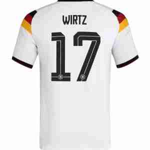 WIRTZ NO.17 Camiseta Alemania Primera Equipacion 2026 – Versión Jugador