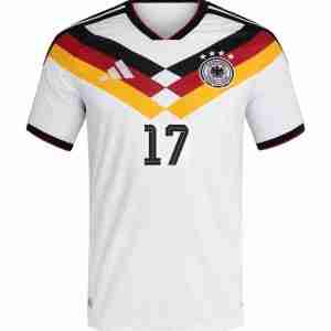 WIRTZ NO.17 Camiseta Alemania Primera Equipacion 2026 – Versión Jugador_1