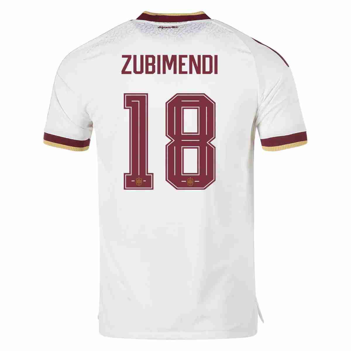 ZUBIMENDI NO.18 Camiseta España Segunda Equipacion 2026 – Versión Jugador ZUBIMENDI NO.18 Camiseta España Segunda Equipacion 2026 – Versión Jugador