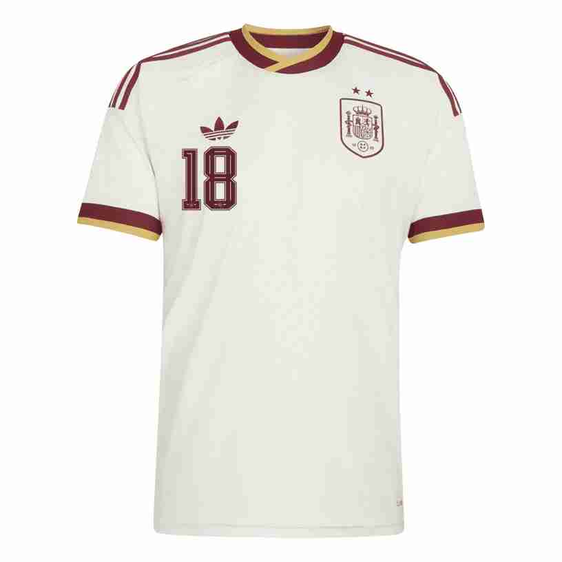 ZUBIMENDI NO.18 Spain Away Jersey 2026_1