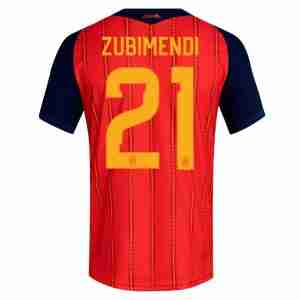 ZUBIMENDI NO.21 Camiseta España Primera Equipacion 2026 – Versión Jugador