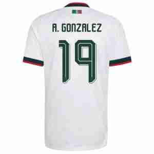 A. GONZALEZ NO.19 Camiseta México Segunda Equipacion 2026 – Versión Jugador