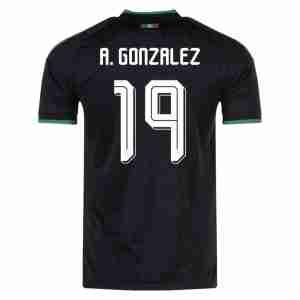 A. GONZALEZ NO.19 Camiseta México Tercera Equipacion 2026 – Versión Jugador