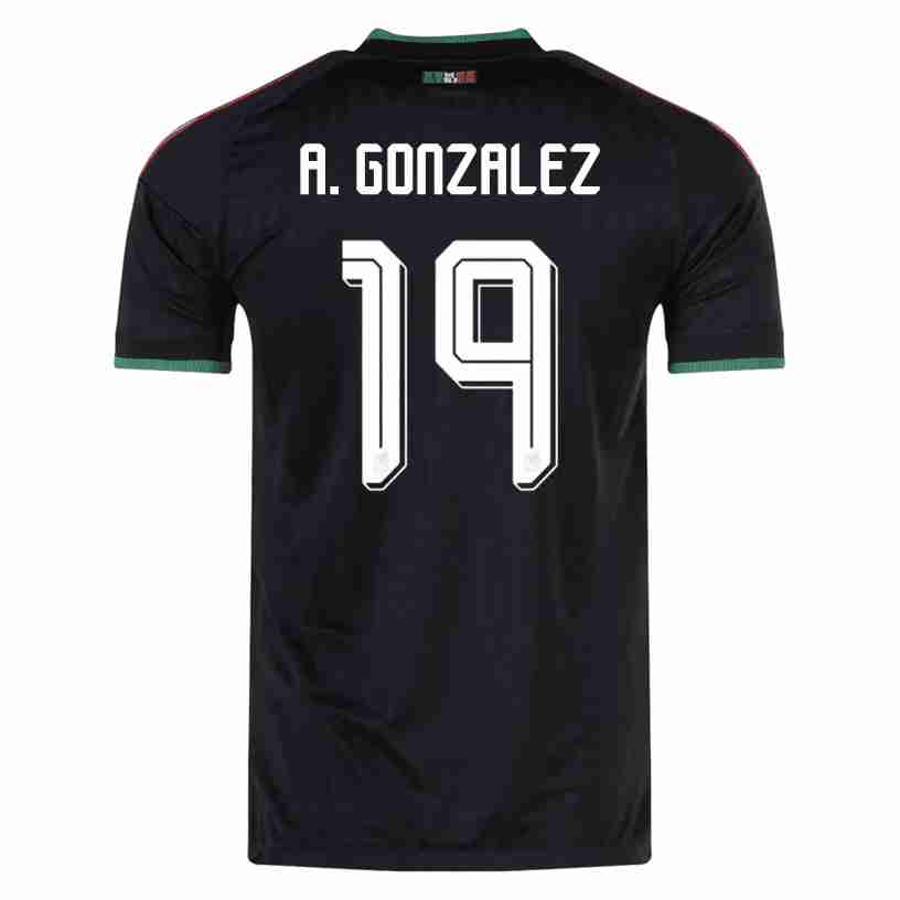 A. GONZALEZ NO.19 Camiseta México Tercera Equipacion 2026 – Versión Jugador A. GONZALEZ NO.19 Camiseta México Tercera Equipacion 2026 – Versión Jugador