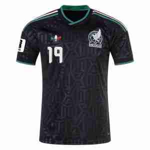 A. GONZALEZ NO.19 Camiseta México Tercera Equipacion 2026 – Versión Jugador_1