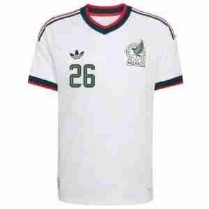 A. GONZALEZ NO.26 Camiseta México Segunda Equipacion 2026 – Versión Jugador_1