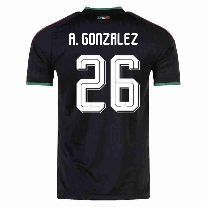 A. GONZALEZ NO.26 Camiseta México Tercera Equipacion 2026 – Versión Jugador A. GONZALEZ NO.26 Camiseta México Tercera Equipacion 2026 – Versión Jugador