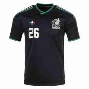 A. GONZALEZ NO.26 Camiseta México Tercera Equipacion 2026 – Versión Jugador_1