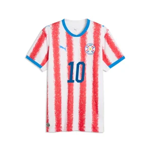 ALMIRÓN NO.10 Camiseta Paraguay Primera Equipacion 2026 – Versión Jugador_1