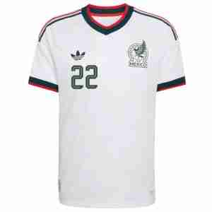ALVARADO NO.22 Camiseta México Segunda Equipacion 2026 – Versión Jugador_1