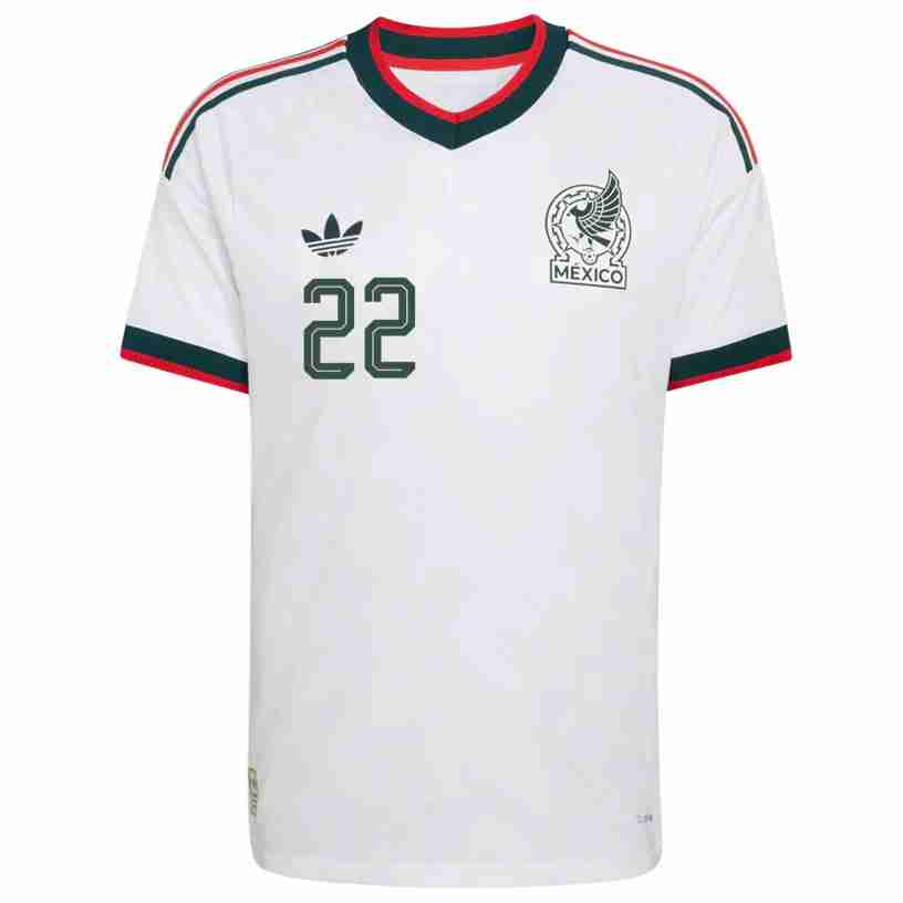 ALVARADO NO.22 Camiseta México Segunda Equipacion 2026 – Versión Jugador_1 ALVARADO NO.22 Camiseta México Segunda Equipacion 2026 – Versión Jugador_1