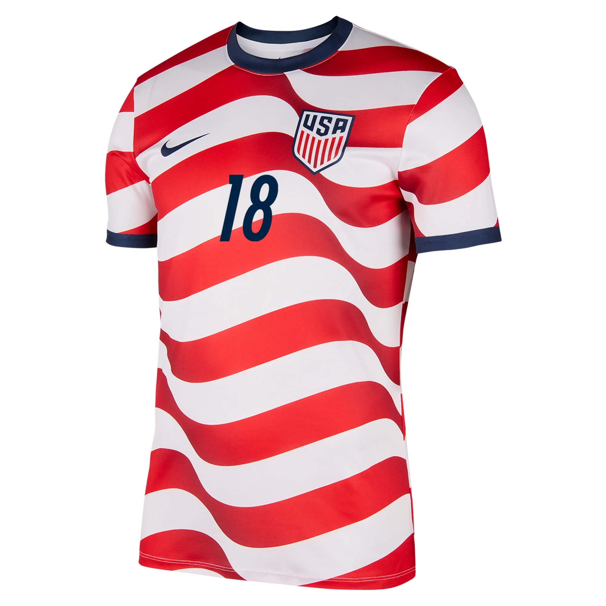 ARFSTEN NO.18 Camiseta Estados Unidos Primera Equipacion 2026 – Versión Jugador_1 ARFSTEN NO.18 Camiseta Estados Unidos Primera Equipacion 2026 – Versión Jugador_1