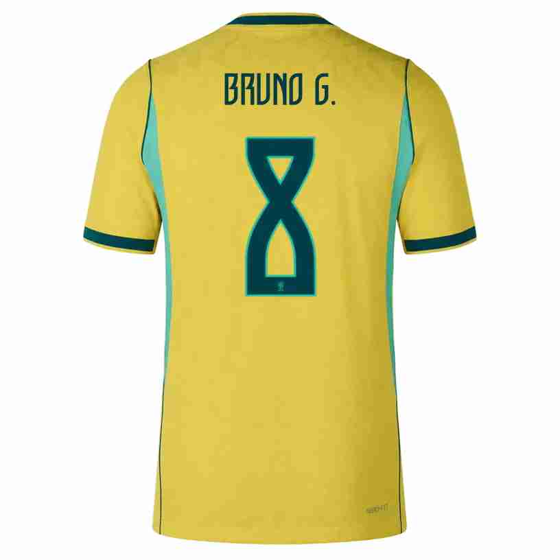 BRUNO G. NO.8 Camiseta Brasil Primera Equipacion 2026 – Versión Jugador BRUNO G. NO.8 Camiseta Brasil Primera Equipacion 2026 – Versión Jugador