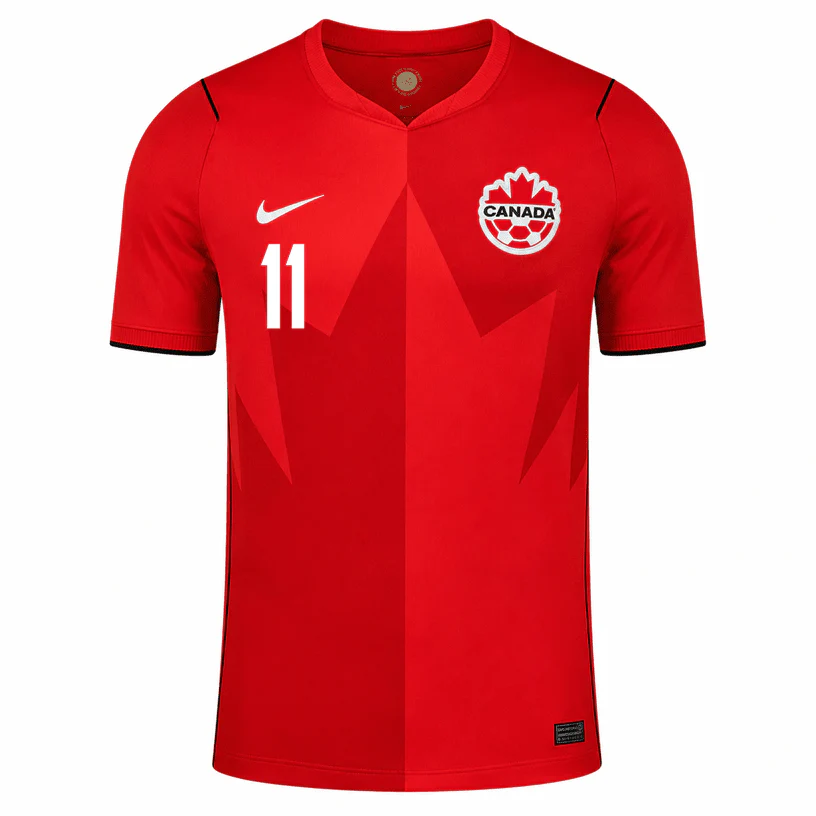 BUCHANAN NO.11 Camiseta Canadá Primera Equipacion 2026 – Versión Jugador_1 BUCHANAN NO.11 Camiseta Canadá Primera Equipacion 2026 – Versión Jugador_1