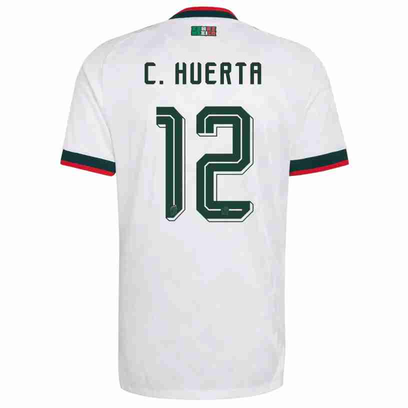 C. HUERTA NO.12 Camiseta México Segunda Equipacion 2026 – Versión Jugador C. HUERTA NO.12 Camiseta México Segunda Equipacion 2026 – Versión Jugador