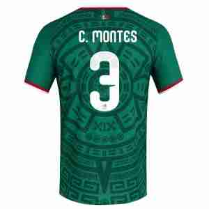 C. MONTES NO.3 Camiseta México Primera Equipacion 2026 – Versión Jugador