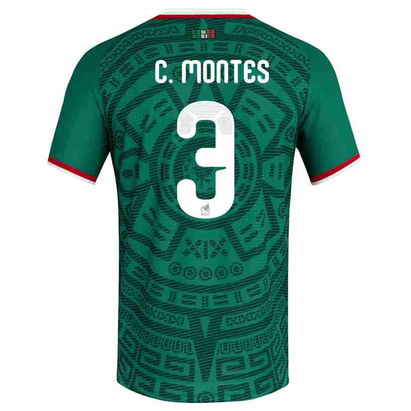 C. MONTES NO.3 Camiseta México Primera Equipacion 2026 – Versión Jugador C. MONTES NO.3 Camiseta México Primera Equipacion 2026 – Versión Jugador