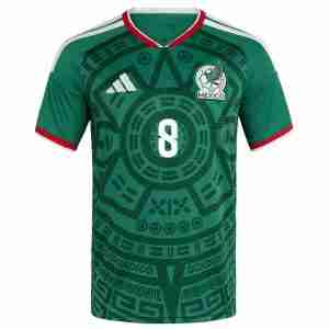 C. RODRIGUEZ NO.8 Camiseta México Primera Equipacion 2026 – Versión Jugador_1