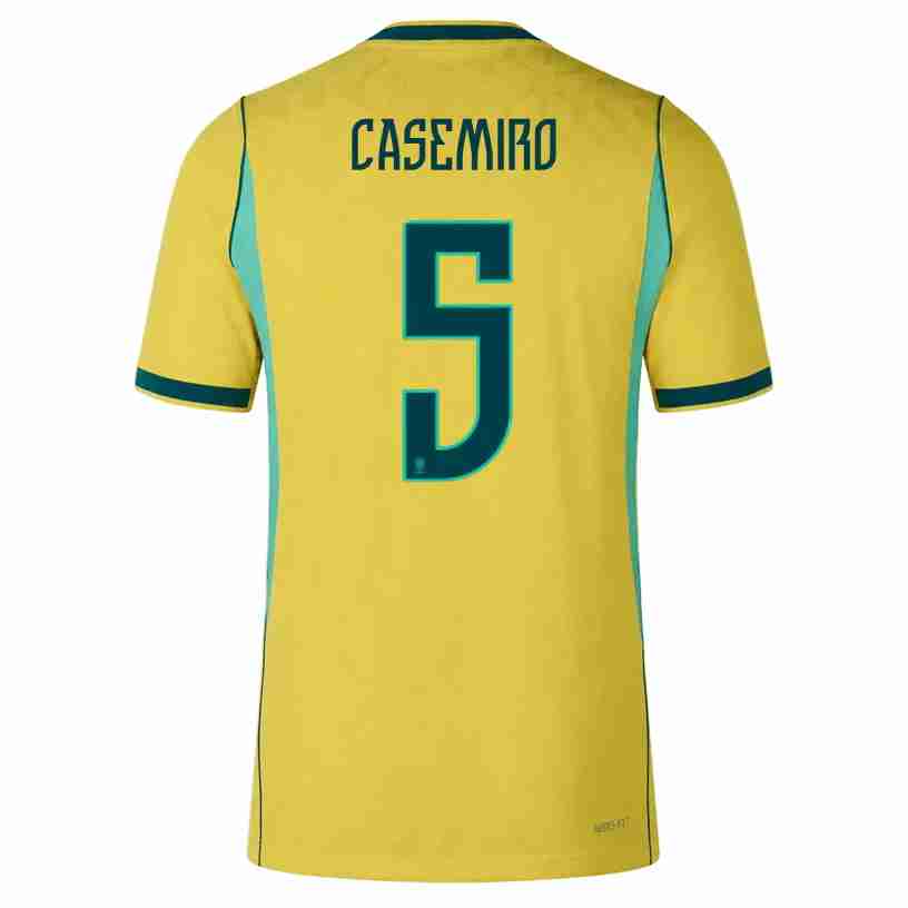 CASEMIRO NO.5 Camiseta Brasil Primera Equipacion 2026 – Versión Jugador CASEMIRO NO.5 Camiseta Brasil Primera Equipacion 2026 – Versión Jugador