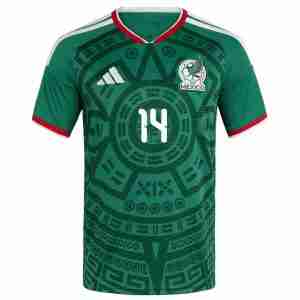 CHICHARITO NO.14 Camiseta México Primera Equipacion 2026 – Versión Jugador_1