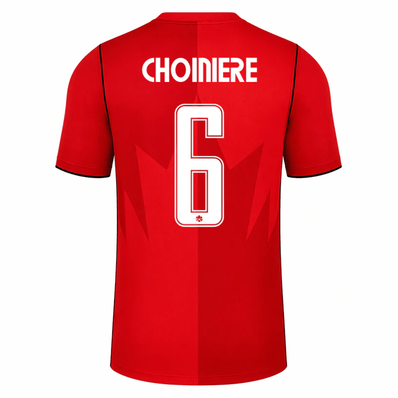 CHOINIERE NO.6 Camiseta Canadá Primera Equipacion 2026 – Versión Jugador CHOINIERE NO.6 Camiseta Canadá Primera Equipacion 2026 – Versión Jugador