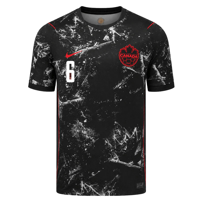 CHOINIERE NO.6 Camiseta Canadá Segunda Equipacion 2026 – Versión Jugador_1 CHOINIERE NO.6 Camiseta Canadá Segunda Equipacion 2026 – Versión Jugador_1