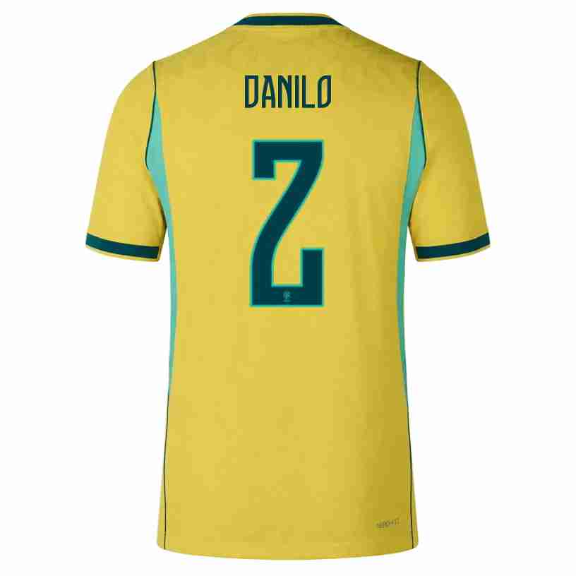 DANILO NO.2 Camiseta Brasil Primera Equipacion 2026 – Versión Jugador DANILO NO.2 Camiseta Brasil Primera Equipacion 2026 – Versión Jugador