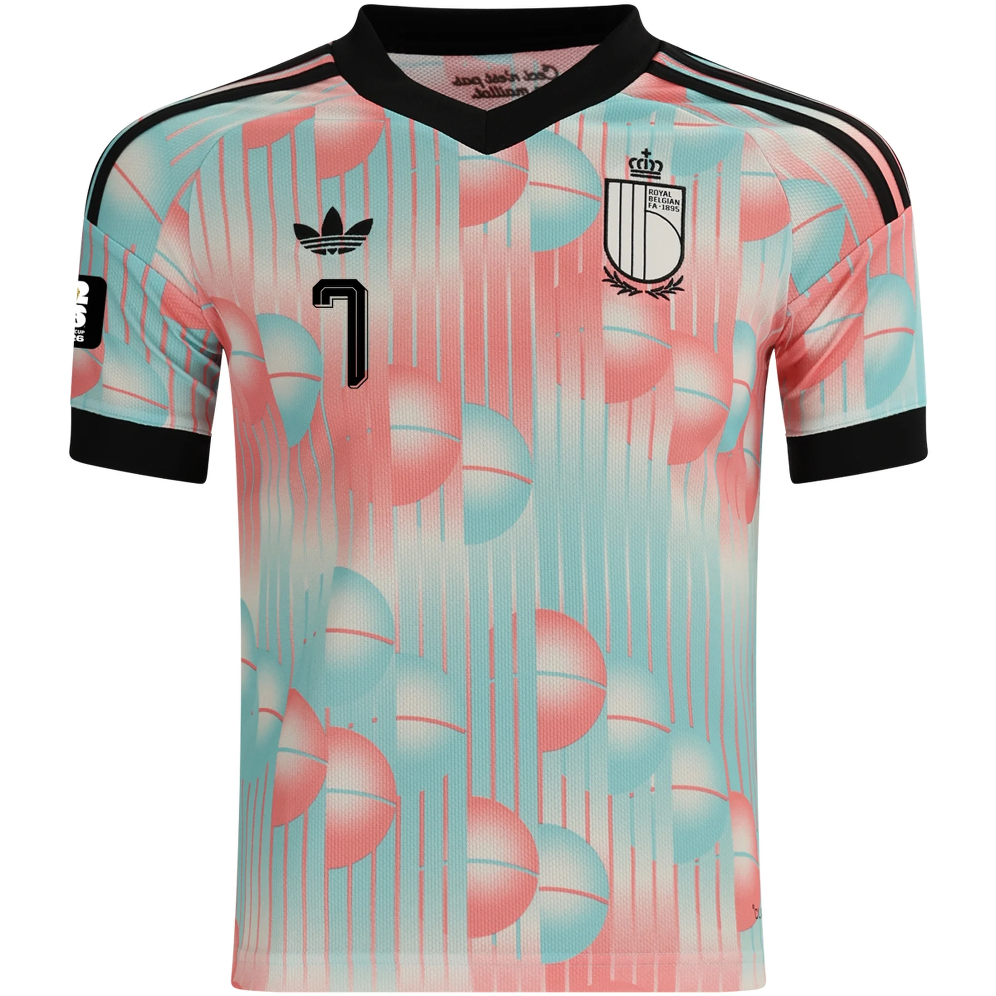 DE BRUYNE NO.7 Camiseta Belgica Segunda Equipacion 2026 – Versión Jugador_1 DE BRUYNE NO.7 Camiseta Belgica Segunda Equipacion 2026 – Versión Jugador_1
