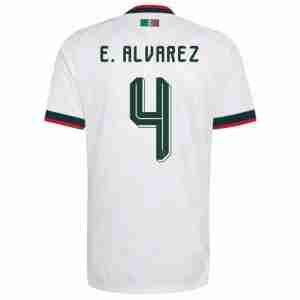 E. ALVAREZ NO.4 Camiseta México Segunda Equipacion 2026 – Versión Jugador