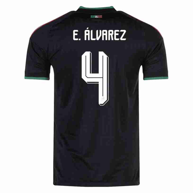 E. ÁLVAREZ NO.4 Camiseta México Tercera Equipacion 2026 – Versión Jugador E. ÁLVAREZ NO.4 Camiseta México Tercera Equipacion 2026 – Versión Jugador