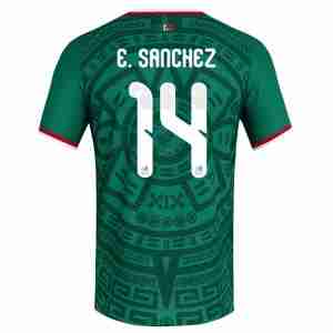 E. SANCHEZ NO.14 Camiseta México Primera Equipacion 2026 – Versión Jugador